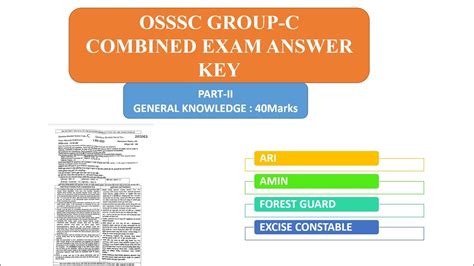 Osssc Combined Group C Exam Analysis General Knowledge Answer Key