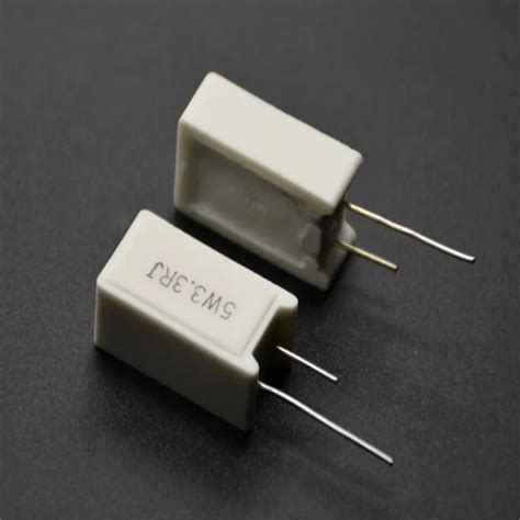 Resistor De Cimento Vertical Cer Mico SQM RX27 5 5W 1R 2R 3R 5R 10R 12R