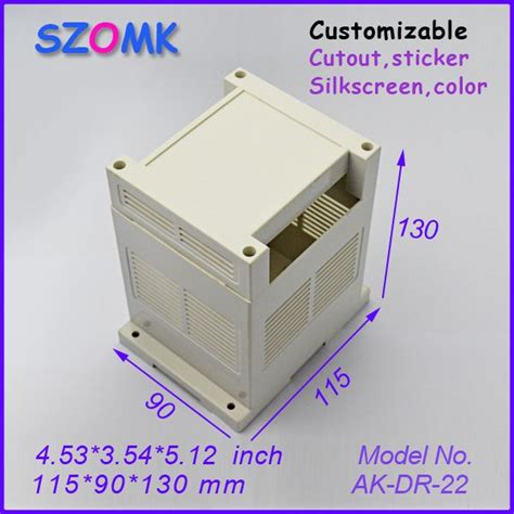 Din Rail Enclosure Plastic Project Box Pcs Mm High