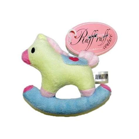 Ruff Ruff Couture Rocking Horse Pet Plush Toy for Small Dogs Funny ...