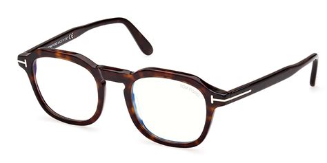 Tom Ford Ft5836 B Blue Light Block 052 Eyeglasses In Dark Havana Smartbuyglasses Usa