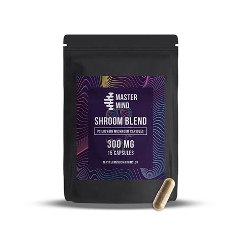 Buy Mastermind Shroom Blend Capsules 15 X 300mg Daily Edibles