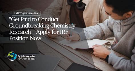 CBMR JRF Chemistry Vacancy MSc Candidates Apply