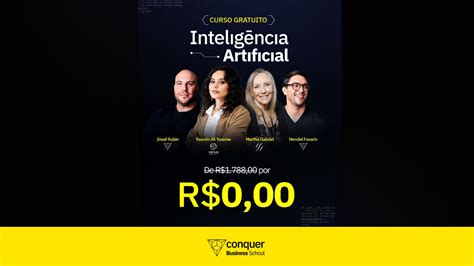 De R 1 778 Por R 0 00 Escola Conquer Libera Curso Gratuito De