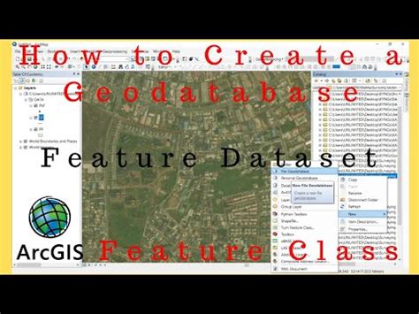 How To Create A File Geodatabase Feature Dataset And Feature Classes