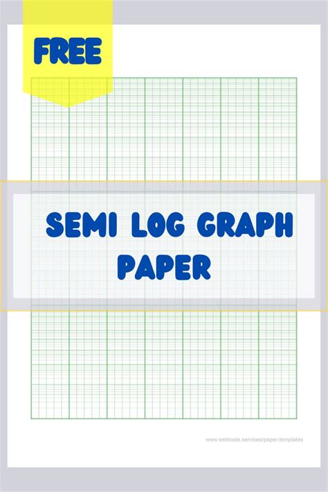 Semi Log Graph Paper Log Graph Paper Graph Paper Paper Template