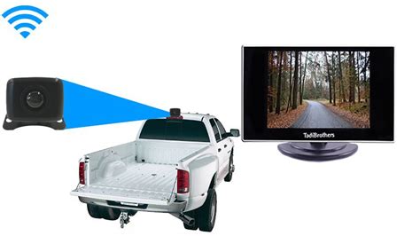 Gooseneck Hitching Backup Camera With Rear View Monitor