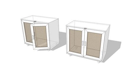 Rattan Cabinet 3d Warehouse