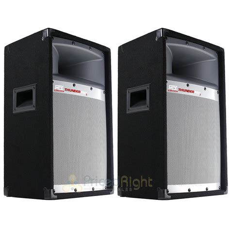 2 Pack 10 Cabinet Tower Speaker 2 Way Mtx Audio Pro2 100 Watts Rms Tp1100 Dj Ebay