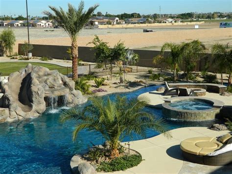 Lazy River Pool Swim Up Bar In Arizona M Diterran En Piscine