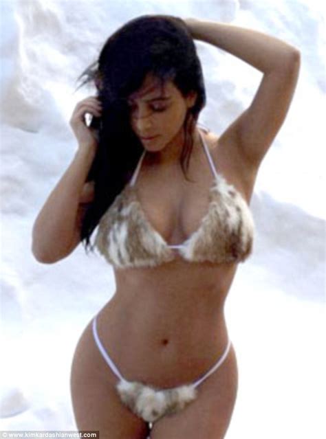 Kim Kardashian Strips Down To Her Bikini While In Utah In Another