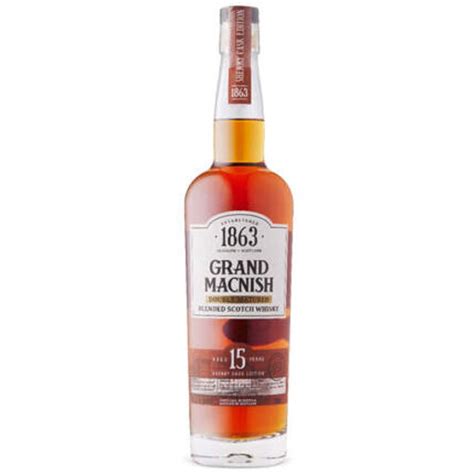 Grand Macnish Sherry Cask Year Old Blended Scotch Whisky Ml