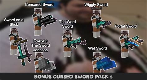 Henzoids Cursed Sword Pack Minecraft Texture Pack