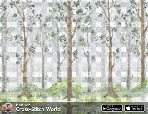 Pin By Anne Grout On Trees And Leaves My Pictures Picture Cross Stitch