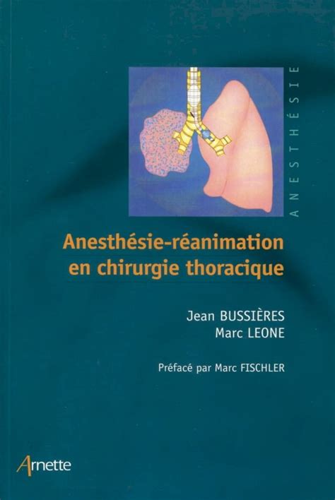 Anesth Sie R Animation En Chirurgie Thoracique Pchome H