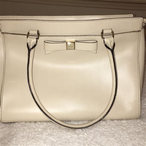 Kate Spade Medium Nude Satchel Purse Gem
