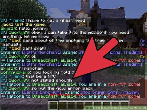 How To Deal With A Griefer On Minecraft Steps With Pictures