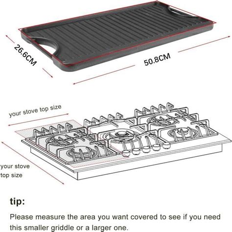 Plaque De Cuisson En Fonte Pour Cuisini Re Gaz Cm X Cm