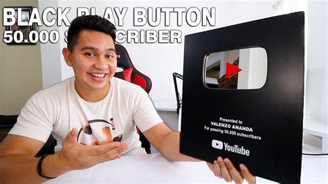 UNBOXING BLACK PLAY BUTTON SPECIAL MENUJU KE 100 000 SUBSCRIBER YouTube