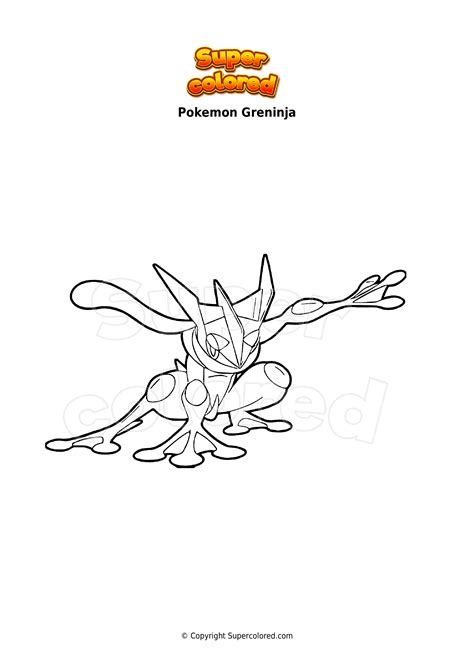 Bordado Llave Inglesa Mantener Dibujos De Greninja Para Colorear