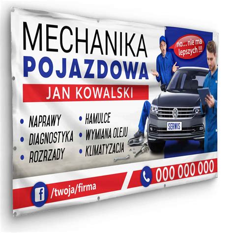 Baner Reklamowy Banery Reklamowe X Mechanika Projekt Gratis Cena