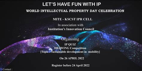 World Ip Day Celebration Lets Have Fun With Ip Mangalore Institute