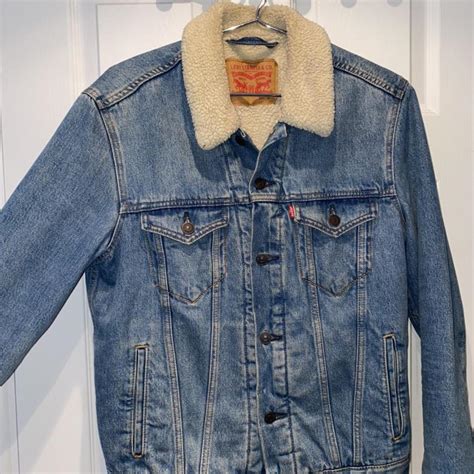 Levis Type 3 Sherpa Lined Denim Trucker Jacket In Depop