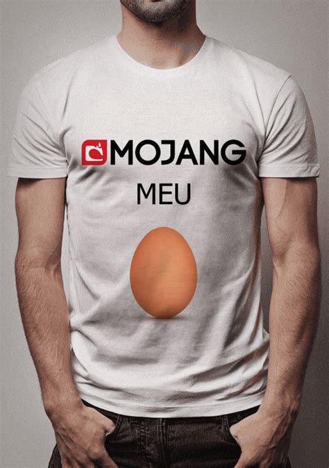 T Shirt Prime Mojang Meu Ovo Em Infinity T Shirt´s