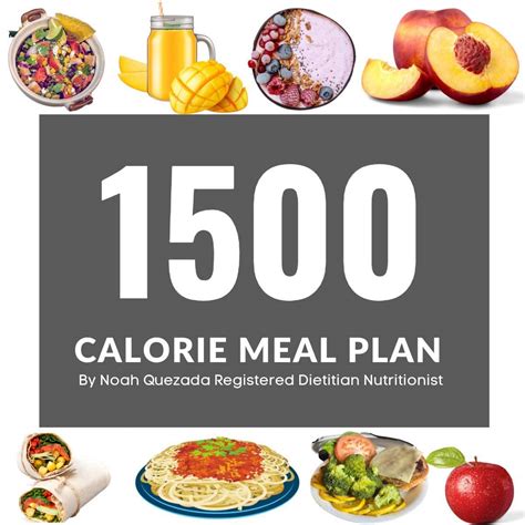 1500 Calorie Meal Plan [Dietitian Developed]