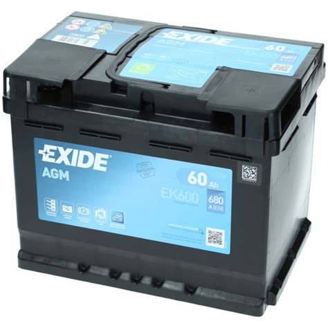 Autobatterie Exide Agm V Ah A En Autobatterien Batcar De Shop