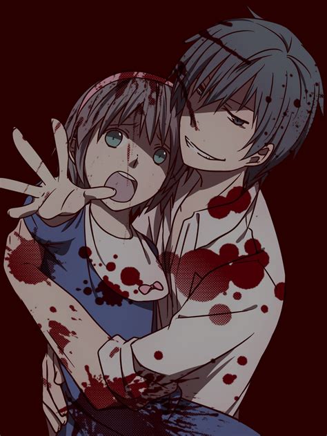 Mochida Yuka And Kizami Yuuya Corpse Party Drawn By N Hirune Danbooru