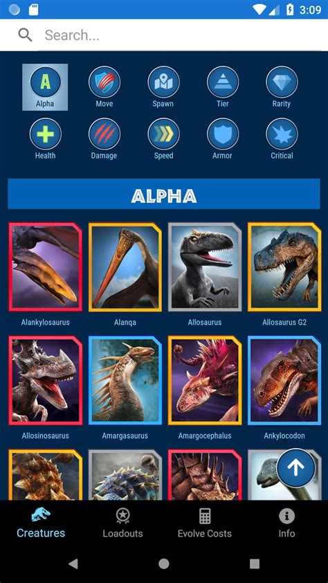 Jwa Field Guide For Jurassic World Alive Apk For Android Download