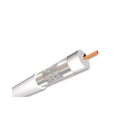 Biokal VECTOR SAT 115 PVC White Coaxial Cable Triple Shielded Class