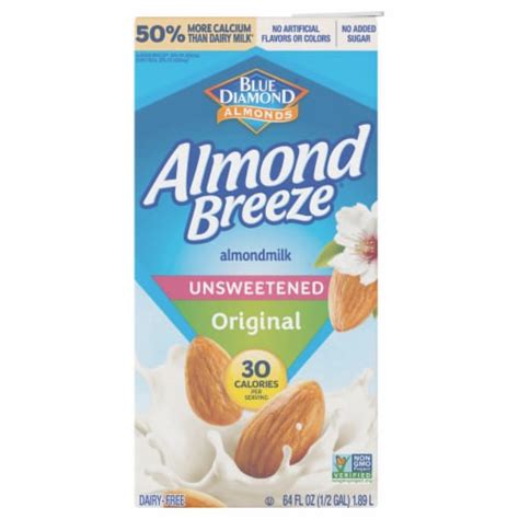 Almond Breeze Original Unsweetened Almond Milk 64 Fl Oz Smiths