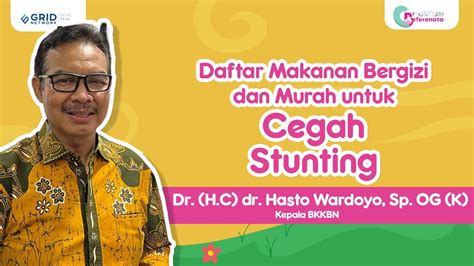 Daftar Makanan Bergizi Dan Murah Untuk Cegah Stunting Youtube