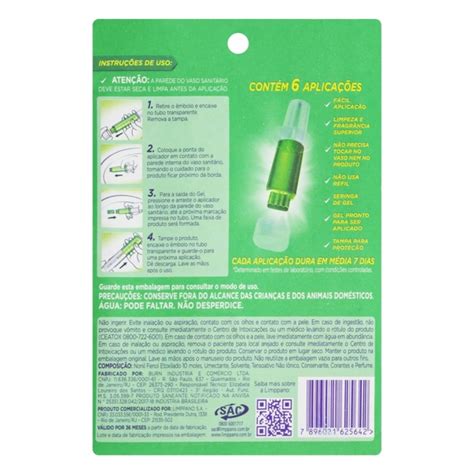 Detergente Sanit Rio Gel Adesivo Aplicador Citrus Inspira G