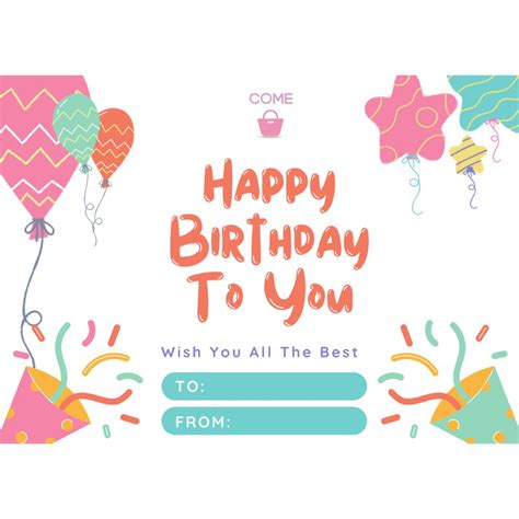 Jual Kartu Ucapan Happy Birthday Shopee Indonesia