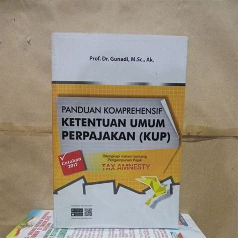 Jual Panduan Komprehensif Ketentuan Umum Perpajakan Kup Shopee