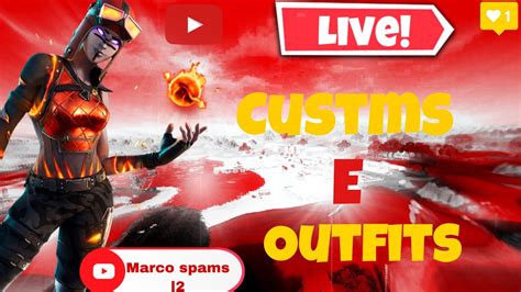 Finalmente Fortnite Divulgando Canais Custms E Outfits Youtube