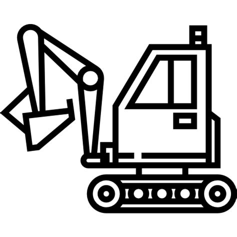 Excavator Chanut Is Industries Lineal Icon