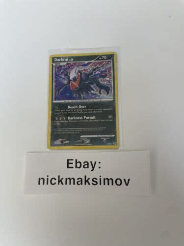 Pokemon Card Darkrai Lv Great Encounters Pl Exc Reverse Holo