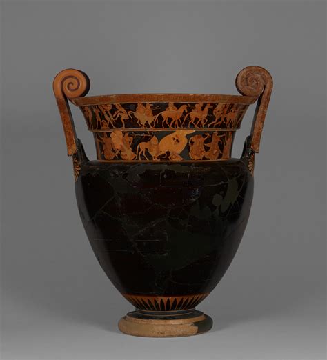 Attic Red Figure Volute Krater Getty Museum