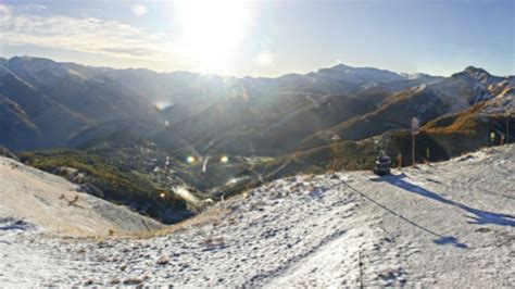 Le Retour De La Neige Sur Les Sommets Des Alpes Maritimes