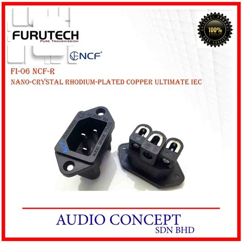 Furutech Fi Ncf R Nano Crystal Rhodium Plated Copper Ultimate Iec