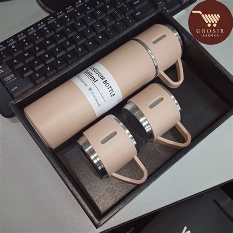 Jual Termos Vacuum Flask Gift Set Hampers Ml Termos Cangkir Set