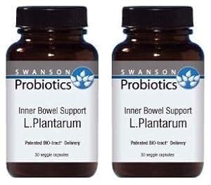 Amazon.com: Swanson Probiotics L. Plantarum -- 2 Bottles each of 30 ...