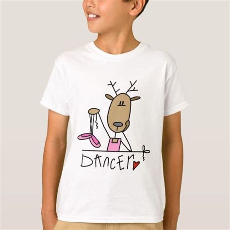 Dancer Reindeer Tshirts And Ts Zazzle Dancer The Reindeer