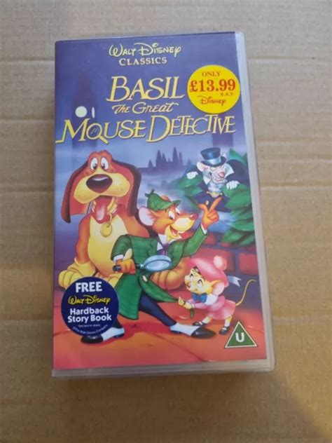 Walt Disney Classics Basil The Great Mouse Detective Vhs