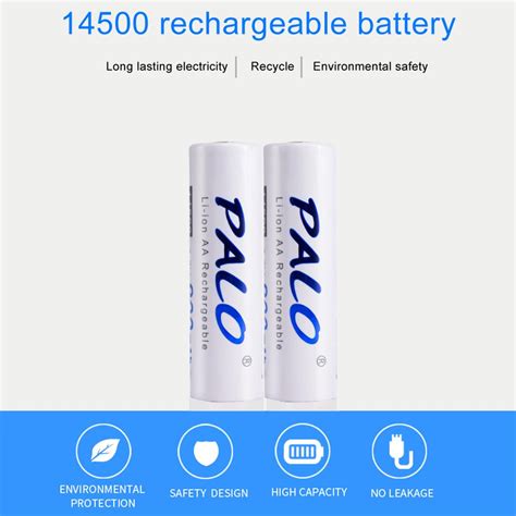 Cheap Palo Mah V Li Ion Rechargeable Batteries Aa Battery