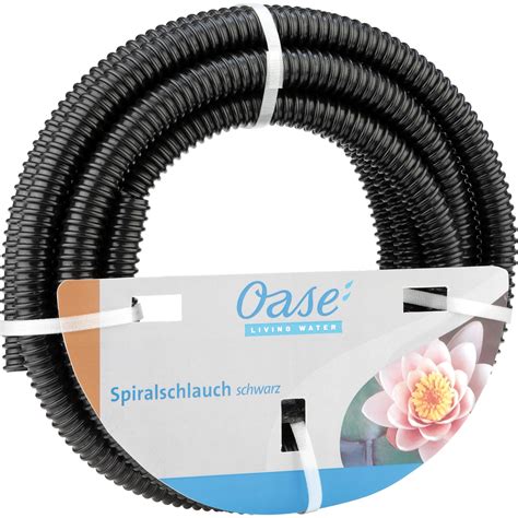 Oase Teich Spiralschlauch Mm M Schwarz Kaufen Bei Obi